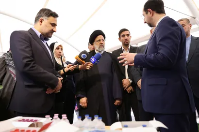 تصاویر بازدید دکتر رئیسی از «خانه نوآوری و فنآوری» ایران در کنیا