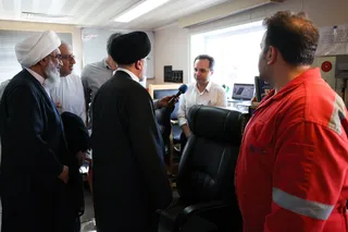 تصاویر بازدید از سکوی فاز 11 میدان گازی پارس جنوبی