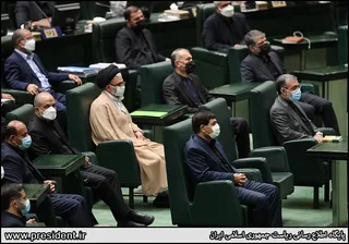 تصاویر حضور رئیس جمهور در جلسه بررسی صلاحیت وزیران پیشنهادی دولت سیزدهم