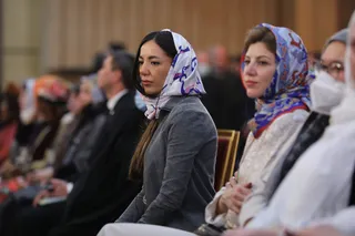 تصاویر نشست مقامات عالیرتبه شرکت کننده در کنگره بین المللی بانوان تاثیرگذار با رئیس جمهور