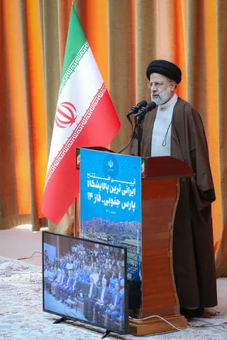 تصاویر افتتاح و بهره‌برداری رسمی از پالایشگاه فاز ۱۴ پارس جنوبی