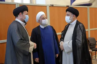 تصاویر مراسم تنفیذ حکم سیزدهمین دوره ریاست جمهوری اسلامی ایران‌