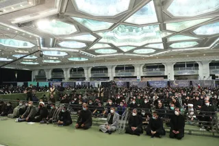 تصاویر مراسم شب بیست و یکم ماه مبارک رمضان در مصلی تهران