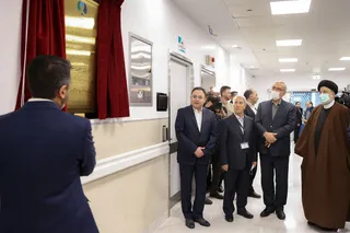 تصاویر افتتاح مرکز جامع تشخیص و درمان سرطان برکت