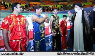 تصاویر آئین اهدای بازوبند پهلوانی سال ۱۴۰۰