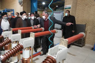 تصاویر بازدید از کارخانه الکترو کویر یزد
