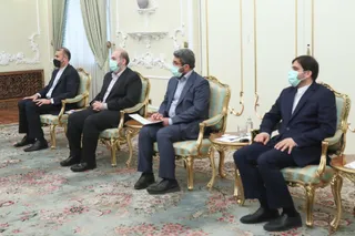 تصاویر دیدار وزیر خارجه ایرلند با رئیس جمهور