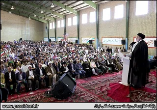 تصاویر سخنرانی در اجتماع پرشور مردم شادگان