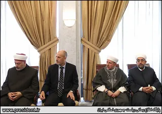 تصاویر دیدار با جمعی از علمای بلاد شام