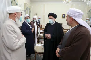 تصاویر دیدار علمای اهل سنت با رئیس جمهور