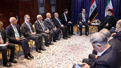 تصاویر دیدار نخست وزیر عراق با رئیس جمهور