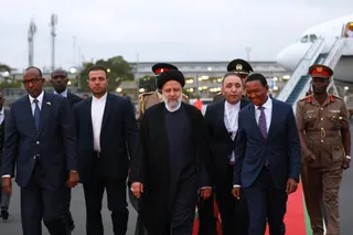 تصاویر ورود دکتر رئیسی به «کنیا»