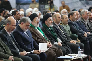 تصاویر آئین افتتاح رسمی سامانه انتقال آب به دریاچه ارومیه