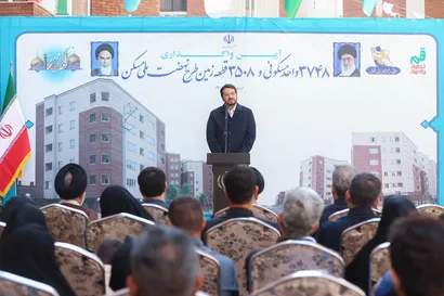 مراسم واگذاری زمین و مسکن طرح نهضت ملی مسکن