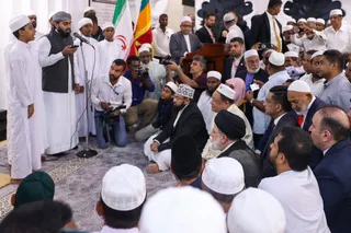 دیدار صمیمی با مسلمانان سریلانکا