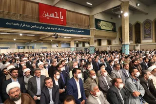 دیدار مسئولان نظام و سفرای کشورهای اسلامی با رهبر معظم انقلاب