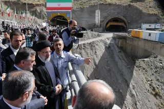 تصاویر افتتاح مسیر رفت قطعه دوم آزاد راه تهران - شمال