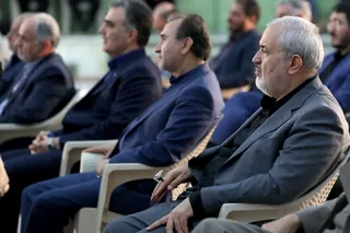 تصاویر تجدید میثاق رئیس جمهور و اعضای هیئت دولت با آرمان‌های امام راحل و شهدای انقلاب اسلامی