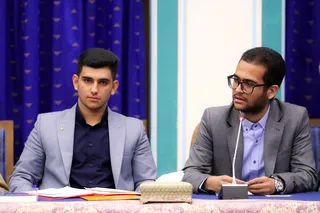 تصاویر نشست رمضانی با جمعی از نوجوانان