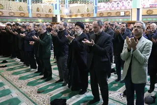 تصاویر برگزاری مراسم سوگواری شهادت امام حسین (ع) در نهاد ریاست جمهوری