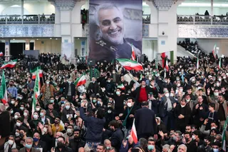 تصاویر مراسم بزرگداشت دومین سالگرد شهادت سردار حاج قاسم سلیمانی