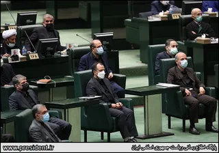 تصاویر حضور رئیس جمهور در جلسه بررسی صلاحیت وزیران پیشنهادی دولت سیزدهم