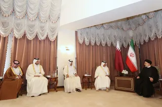 تصاویر دیدار نخست وزیر قطر با دکتر رئیسی