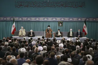 دیدار مسئولان نظام و سفرای کشورهای اسلامی با رهبر معظم انقلاب