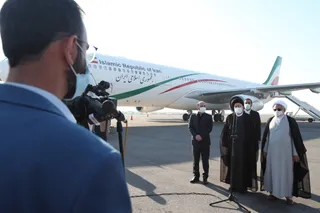 تصاویر ورود رئیس‌ جمهور به استان هرمزگان