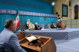 دیدار مسئولان نظام و سفرای کشورهای اسلامی با رهبر معظم انقلاب