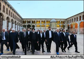 تصاویر بازدید از مسجد اموی دمشق