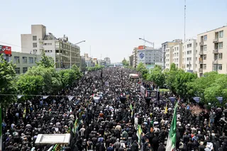 مراسم تشییع پیکر رئیس جمهور شهید و همراهان در تهران