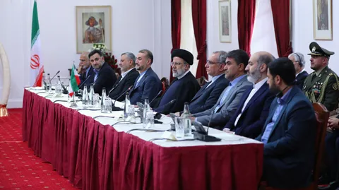 تصاویر مذاکرات مشترک هیئت های عالیرتبه ایران و کنیا