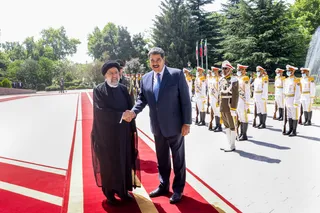 تصاویر استقبال رسمی از رئیس جمهور ونزوئلا