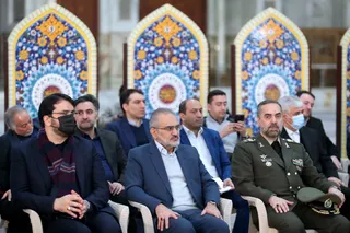 تصاویر تجدید میثاق آیت الله رئیسی و اعضای هیأت دولت با آرمان‌های امام راحل و شهدای انقلاب اسلامی