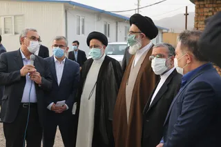 تصاویر بازدید از بیمارستان نیمه کاره کمال شهر