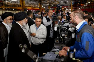 تصاویر بازدید از کارخانه تراکتور سازی تبریز