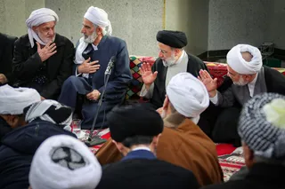 تصاویر دیدار با علمای اهل سنت و شیعه در کردستان