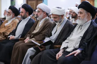 نشست با جمعی از علما و روحانیون