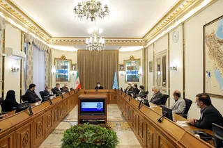 دیدار حجت‌الاسلام والمسلمین رئیسی با وزیر و جمعی از مسئولان بهداشت و درمان کشور