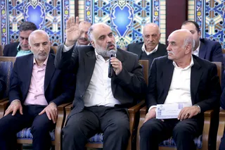 نشست رمضانی با جمعی از خیرین