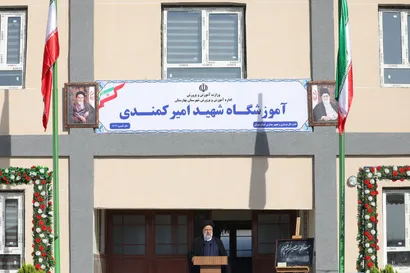 تصاویر حضور در مراسم بازگشایی مدارس