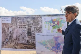 تصاویر بازدید از روند تکمیل بزرگ‌ترین تصفیه‌خانه فاضلاب ایران در جنوب تهران