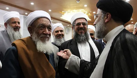 حضور حجة السلام دکتر رئیسی در جمع علمای اهل سنت استان خراسان جنوبی