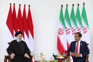 تصاویر دیدار رئیس جمهور اندونزی با دکتر رئیسی