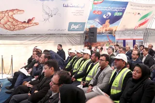 تصاویر عملیات اجرایی طرح انتقال آب خلیج فارس به یزد و کرمان