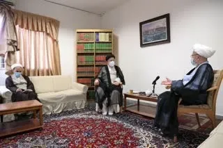 تصاویر دیدارهای امروز آیت‌الله رئیسی با مراجع عظام