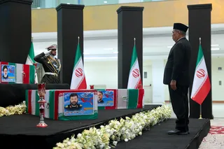 ادای احترام مقامات کشورها به مقام رئیس جمهور شهید و همراهان