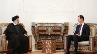 تصاویر دیدار و گفتگوی روسای جمهور ایران و سوریه