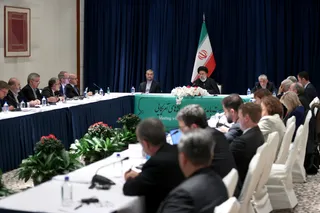 تصاویر نشست با مدیران ارشد رسانه های آمریکایی